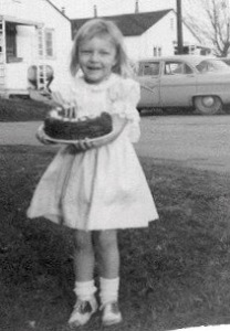 Kathy, circa 1960. Isn't she a cutie?